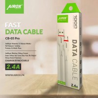 Airox CB05 Pro Fast 2.4A Fast Charging Cable || Best Data Cable & Fast Charging Cable Price in Pakistan