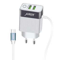 Airox CH15 Metal Ring Charger 2 USB